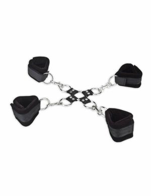 5Pc Hogtie Set  |   Restraints Bondage Black