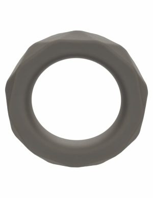 Alpha Silicone Prolong Prismatic C-Ring  |   Men’s Toys Men's Toys Grey