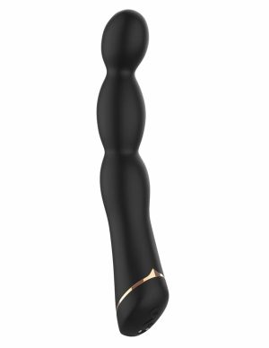 Aurora Shine Beaded Vibrator  |   G-Spot G-Spot Black