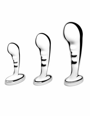 B-Vibe Stainless Steel P-Spot Training Set  |   Anal Toys Anal Toys Anal Toys