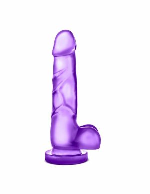 B Yours Basic 7 Suction Cup Dildo  |   Realistic Penises Realistic Penises Purple