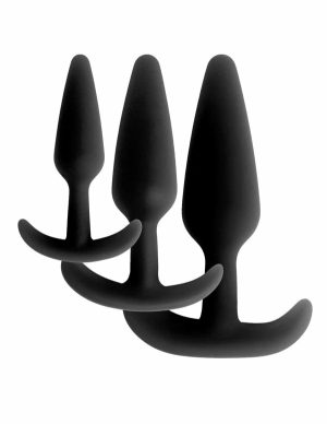 Booty Buddies Silicone 3Pc Anal Plug Set  |   Anal Toys Anal Toys Anal Toys