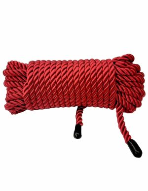 Bound To Love Deluxe Bondage Rope  |   Restraints Bondage Red