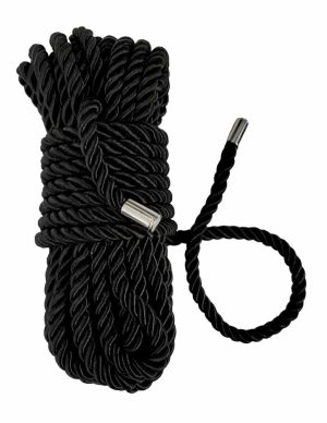 Bound To Love Silky Bondage Rope  |   Restraints Bondage Black