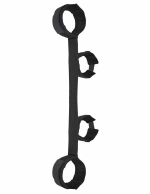 Bound To Love Spreader Bar  |   Restraints Bondage Black