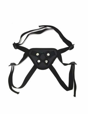 Bound To Love Wearable Strap-On Harness  |   Queer Friendly Queer Friendly Black/Silver