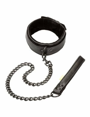 Boundless Collar And Leash  |   Restraints Bondage Black