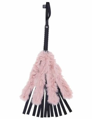 Brat Faux Fur Flogger  |   Impact Play Bondage Black/Pink