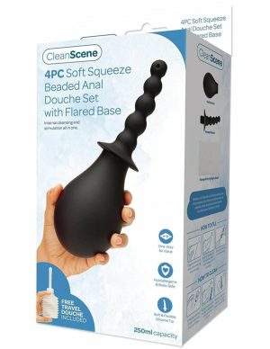 Cleanscene 4Pc Beaded Anal Douche  |   Anal Toys Anal Toys Anal Toys