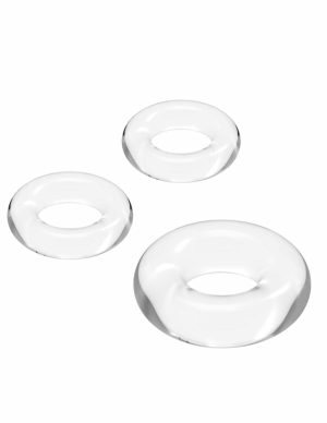 Enhancements 3Pc Tpe C-Ring Set  |   Men’s Toys Men's Toys Clear