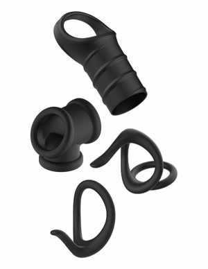 Enhancements 4-Pc C-Ring Set  |   Men’s Toys Men's Toys Black