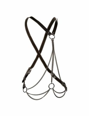 Euphoria – Plus Size Multi Chain Harness  |   Fetishwear Bondage Black