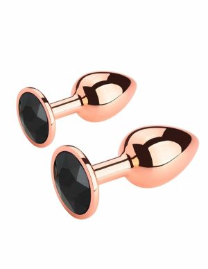 Fem Gem 2Pc Rose Gold Plug Set  |   Anal Toys Anal Toys Anal Toys