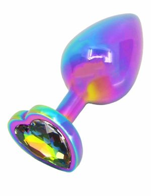 Fem Gem Colorful Love Plug With Rainbow Gem  |   Anal Toys Anal Toys Anal Toys