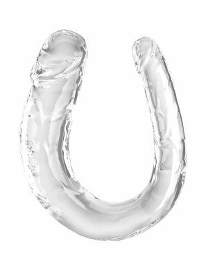 King Cock – Medium Double Trouble Dual Ended Dildo  |   Queer Friendly Queer Friendly Clear