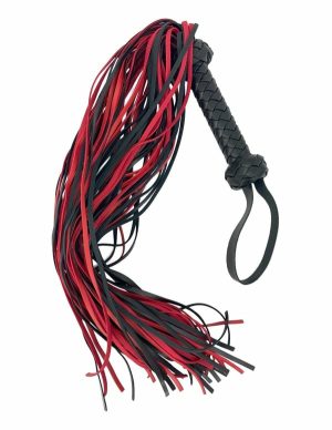 Kink And Consent Flogger  |   Impact Play Bondage Black/Red