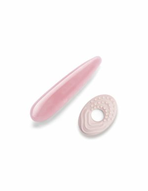 Le Wand Crystal Rose Quartz Slim Wand  |   Dildos Dildos Dildos