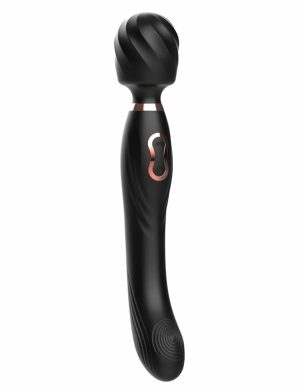 Love Essentials Magnificent Wand With G-Spot Stimulator  |   G-Spot G-Spot Black