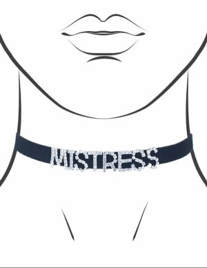 Mistress Choker  |   Fetishwear Bondage Black/Silver