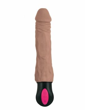 Natural Realskin Hot Cock – 8 Inch  |   Realistic Penises Realistic Penises Chocolate