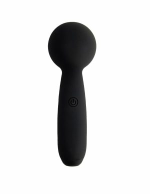 Never Lonely Mini Pop Wand Massager  |   Wands & Attachments Sex Toys Black