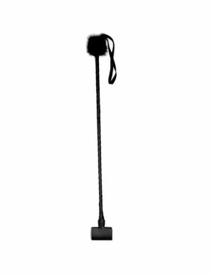 Noir Necessities 24 Leather Riding Crop – Horizontal  |   Impact Play Bondage Black