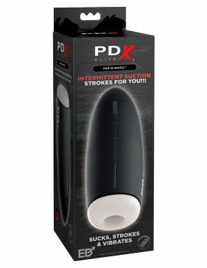 Pdx Elite Fap-O-Matic Stroker  |   Men’s Toys Men's Toys Clear/Black