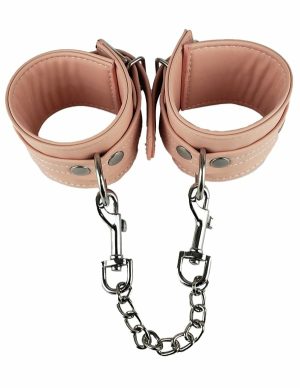 Pink Kink Faux Leather Ankle Restraints  |   Restraints Bondage Pink