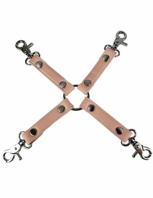 Pink Kink Faux Leather Hog Tie  |   Restraints Bondage Pink