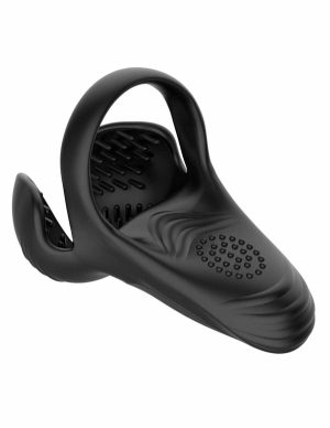 Play Together Nut Nuzzling Cock Ring  |   Men’s Toys Men's Toys Black