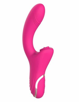 Playtime Clit Kisser Dual Stim Vibrator With Tongue  |   Clitoral Toys Clitoral Toys Clitoral Toys