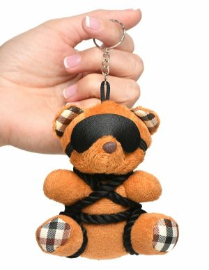 Rope Teddy Bear Keychain  |   Travel Ready Sex Toys No Color