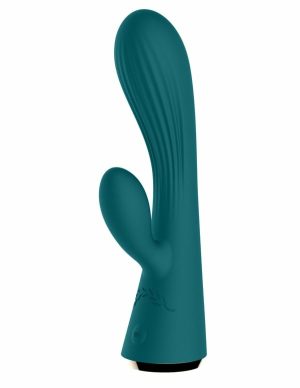 Royals The Crown Dual Stim Vibrator  |   Rabbits Rabbits Emerald