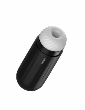 Sam Neo Male Interactive Suction And Vibrating Masturbator  |   Men’s Toys Men's Toys Black