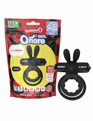 Screaming O Ohare Cock Vibrating Ring  |   Men’s Toys Men's Toys Black