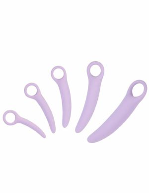 Sensual Love 5-Pc Silicone Dilator Set  |   Sexual Wellness Sex Toys Lavender