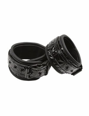 Sinful Ankle Cuffs  |   Restraints Bondage Black