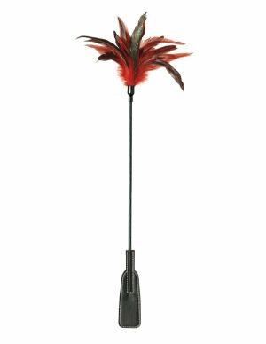 S&M Feather Slapper  |   Impact Play Bondage Black/Red