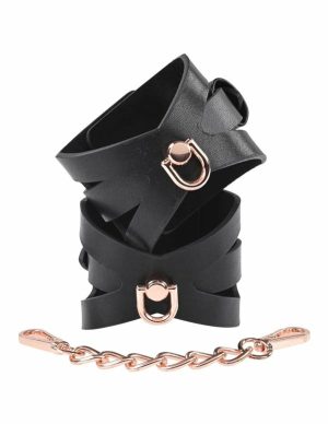 S&M Handcuffs  |   Restraints Bondage Black