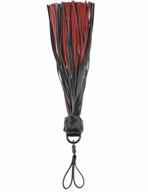 Sportsheets Saffron Finger Flogger  |   Impact Play Bondage Black/Red