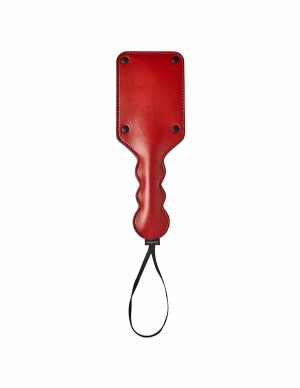 Sportsheets Saffron Square Paddle  |   Impact Play Bondage Black/Red