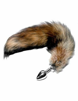 Stainless Steel Fox Tail Plug  |   Anal Toys Anal Toys Anal Toys