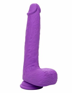 Studs – Rechargeable Gyrating And Thrusting Dildo  |   Realistic Penises Realistic Penises Purple