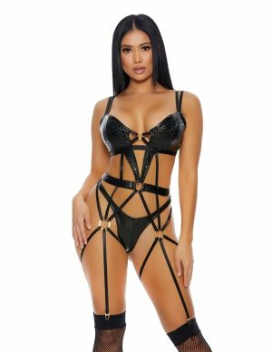 Sweet Spot Bustier  |   Fetishwear Bondage Black