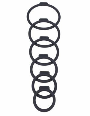 Tantus Silicone O-Ring Kit  |   Queer Friendly Queer Friendly Black