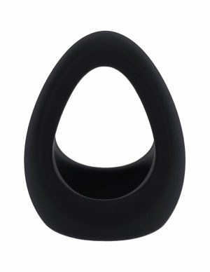 Tantus Stirrup Silicone C-Ring  |   Men’s Toys Men's Toys Black