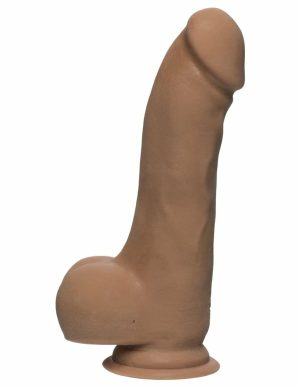 The D – Master D 7.5 Inch With Balls  |   Realistic Penises Realistic Penises Caramel