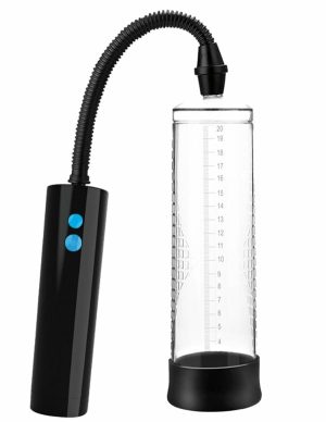 Think Bigger 9 Inch Rechargeable Penis Pump  |   Men’s Toys Men's Toys Clear/Black