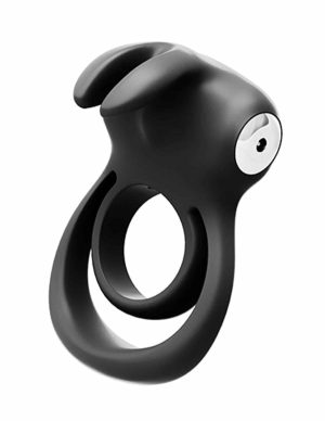 Thunder Bunny Rechargeable Vibrating Dual C-Ring  |   Men’s Toys Men's Toys Black