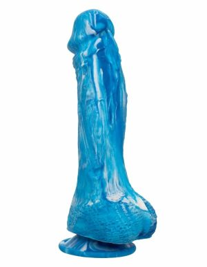 Twisted Love – Twisted Blue Tye-Dye Dong  |   Dildos Dildos Blue/White